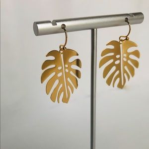 Gold Leaf Earrings